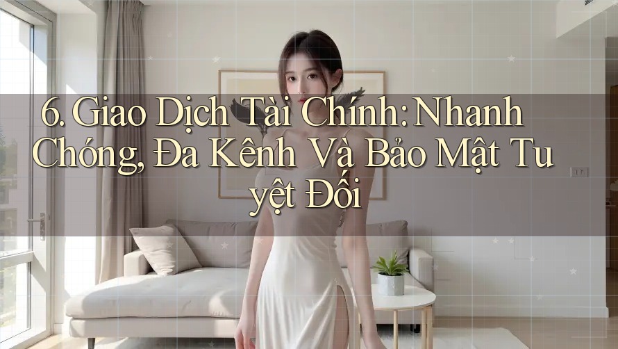 6. Giao Dịch Tài Chính: Nhanh Chóng, Đa Kênh Và Bảo Mật Tuyệt Đối 6. Giao Dịch Tài Chính: Nhanh Chóng, Đa Kênh Và Bảo Mật Tuyệt Đối