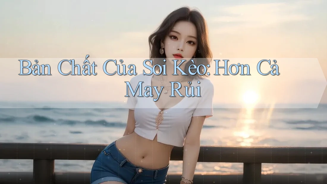 Bản Chất Của Soi Kèo: Hơn Cả May Rủi Bản Chất Của Soi Kèo: Hơn Cả May Rủi
