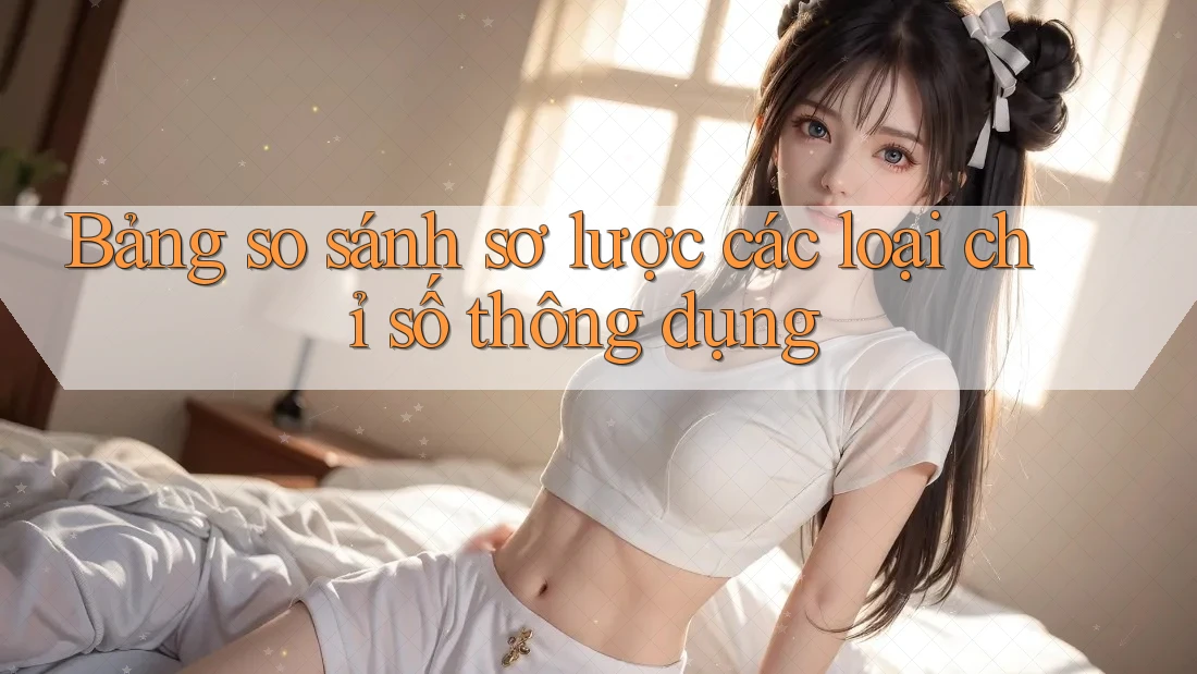 Bảng so sánh sơ lược các loại chỉ số thông dụng