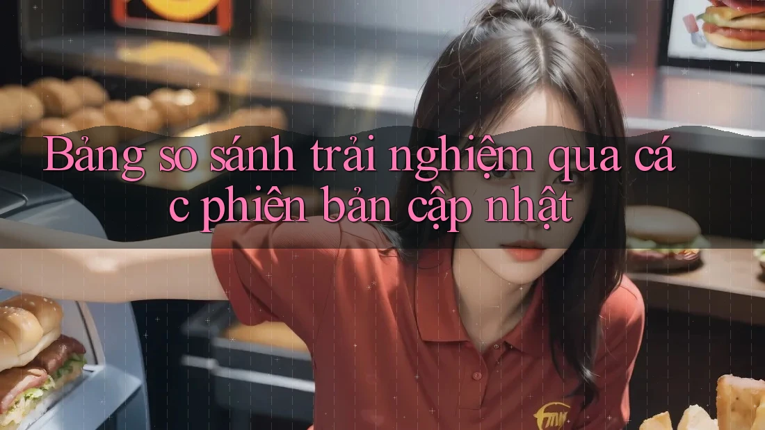 Bảng so sánh trải nghiệm qua các phiên bản cập nhật