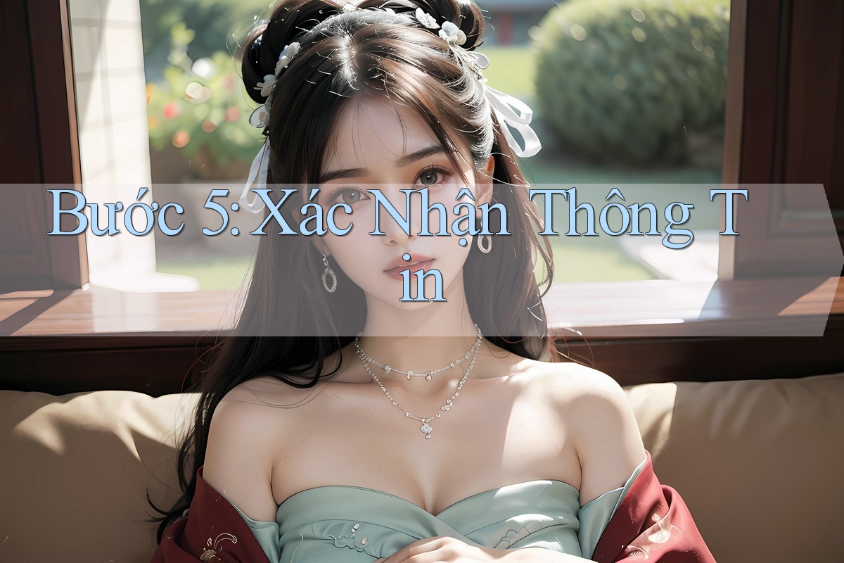 Bước 5: Xác Nhận Thông Tin