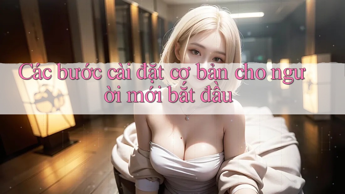 Các bước cài đặt cơ bản cho người mới bắt đầu
