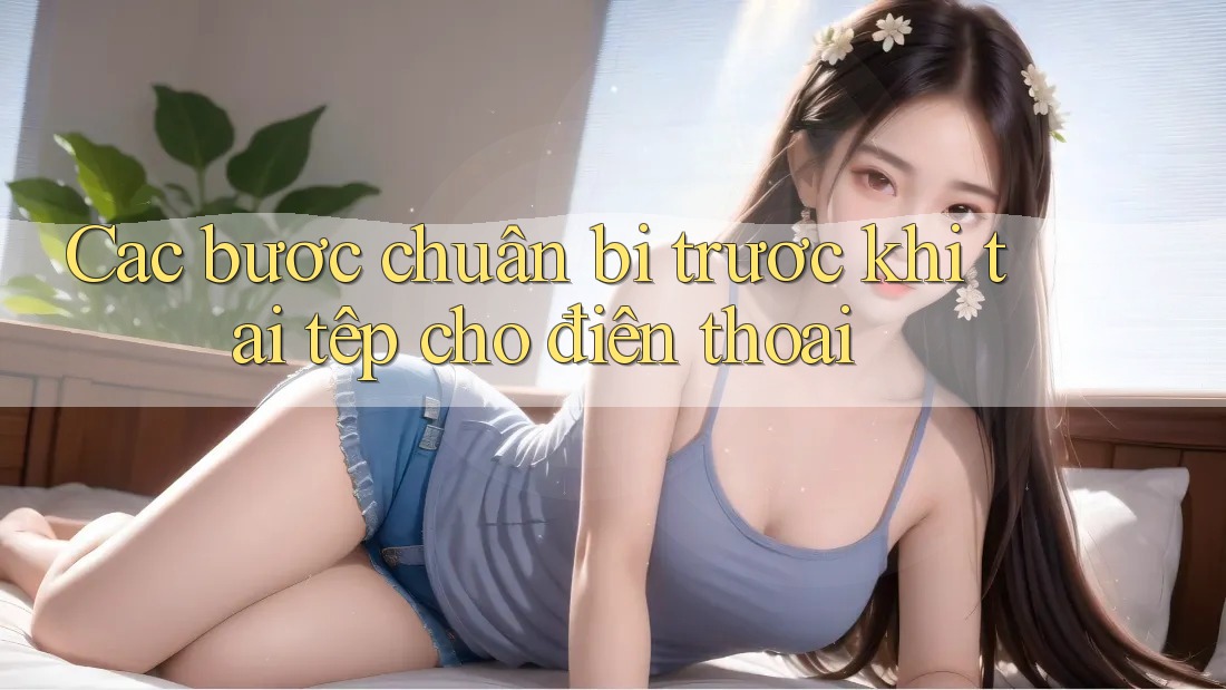 Các bước chuẩn bị trước khi tải tệp cho điện thoại