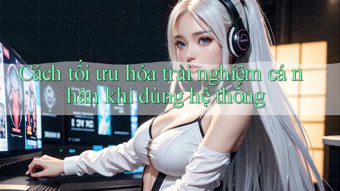 Cách tối ưu hóa trải nghiệm cá nhân khi dùng hệ thống Cách tối ưu hóa trải nghiệm cá nhân khi dùng hệ thống