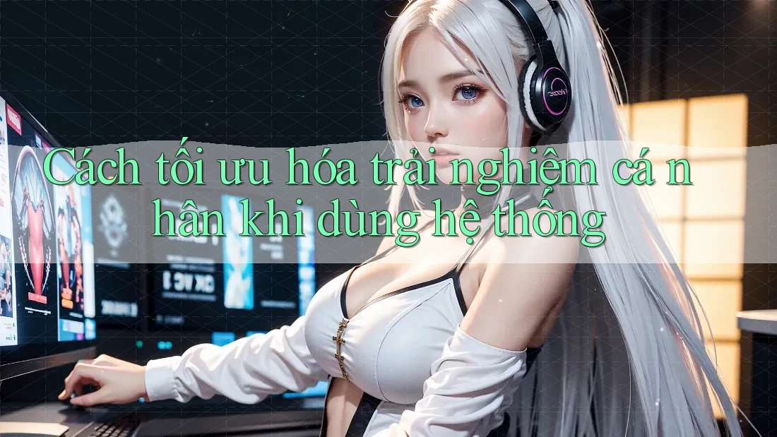 Cách tối ưu hóa trải nghiệm cá nhân khi dùng hệ thống Cách tối ưu hóa trải nghiệm cá nhân khi dùng hệ thống