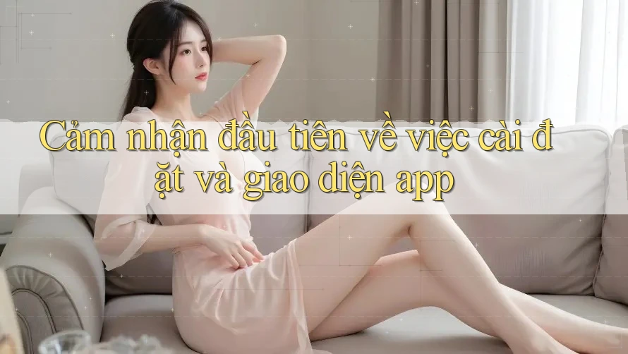 Cảm nhận đầu tiên về việc cài đặt và giao diện app