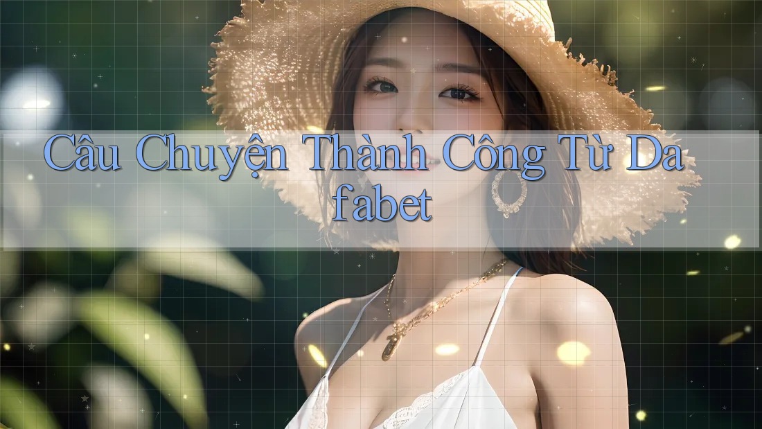 Câu Chuyện Thành Công Từ Dafabet