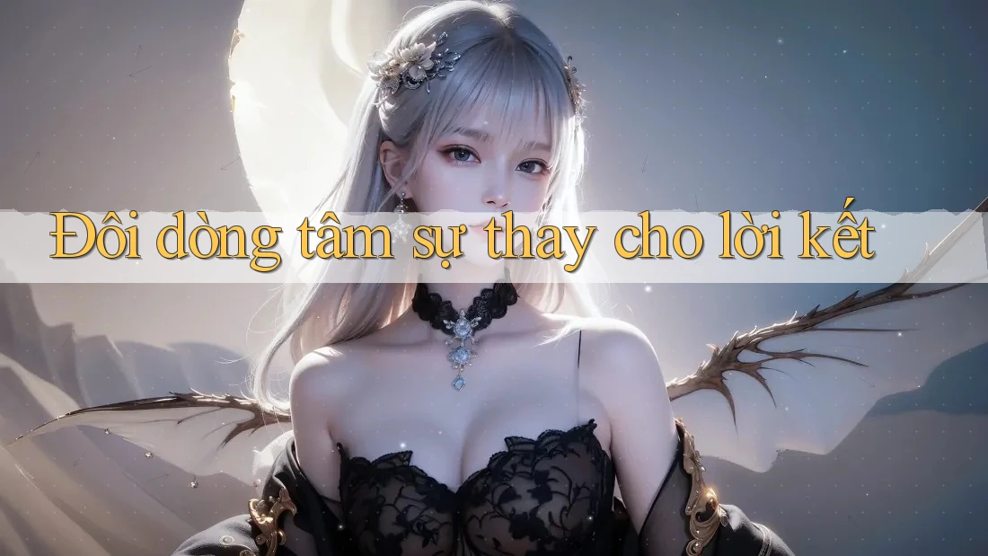 Đôi dòng tâm sự thay cho lời kết Đôi dòng tâm sự thay cho lời kết