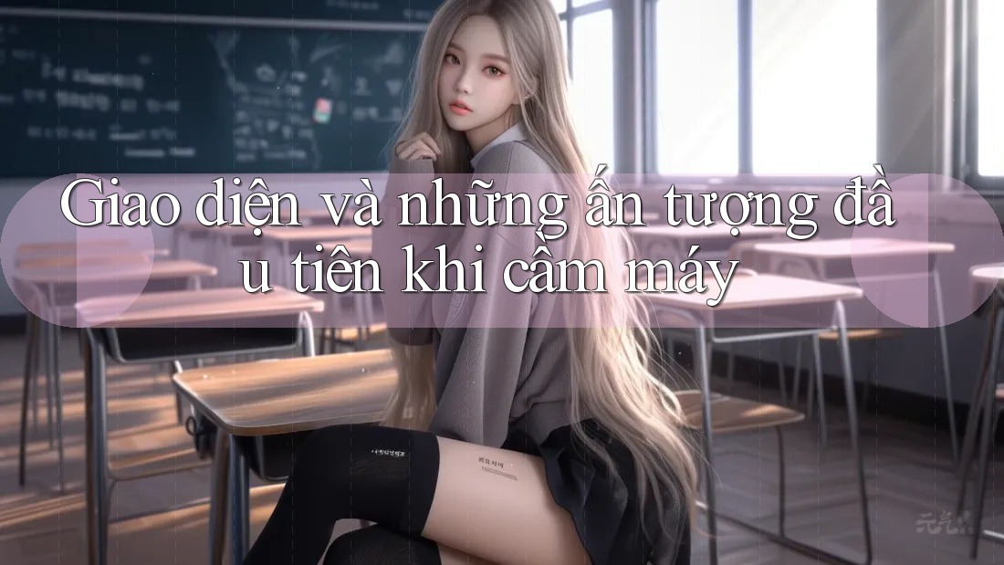 Giao diện và những ấn tượng đầu tiên khi cầm máy