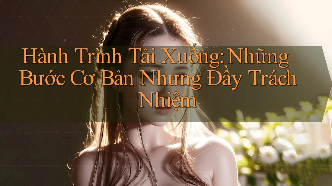 Hành Trình Tải Xuống: Những Bước Cơ Bản Nhưng Đầy Trách Nhiệm Hành Trình Tải Xuống: Những Bước Cơ Bản Nhưng Đầy Trách Nhiệm