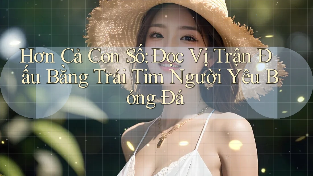 Hơn Cả Con Số: Đọc Vị Trận Đấu Bằng Trái Tim Người Yêu Bóng Đá