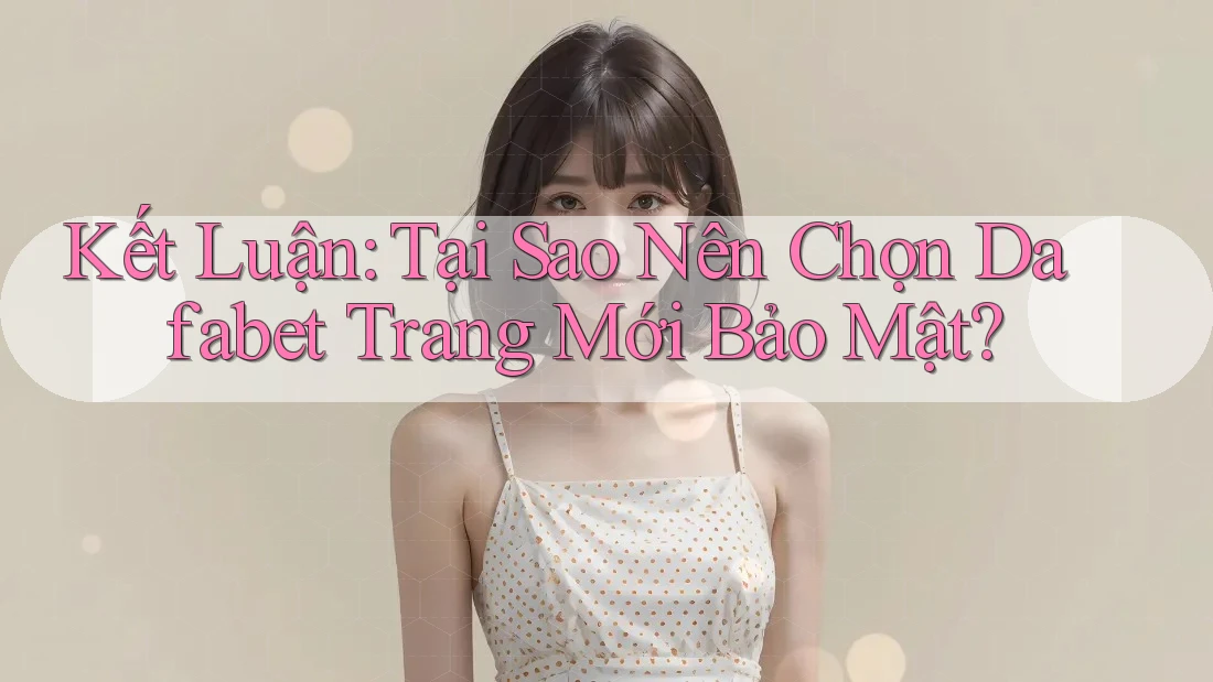 Kết Luận: Tại Sao Nên Chọn Dafabet Trang Mới Bảo Mật? Kết Luận: Tại Sao Nên Chọn Dafabet Trang Mới Bảo Mật?