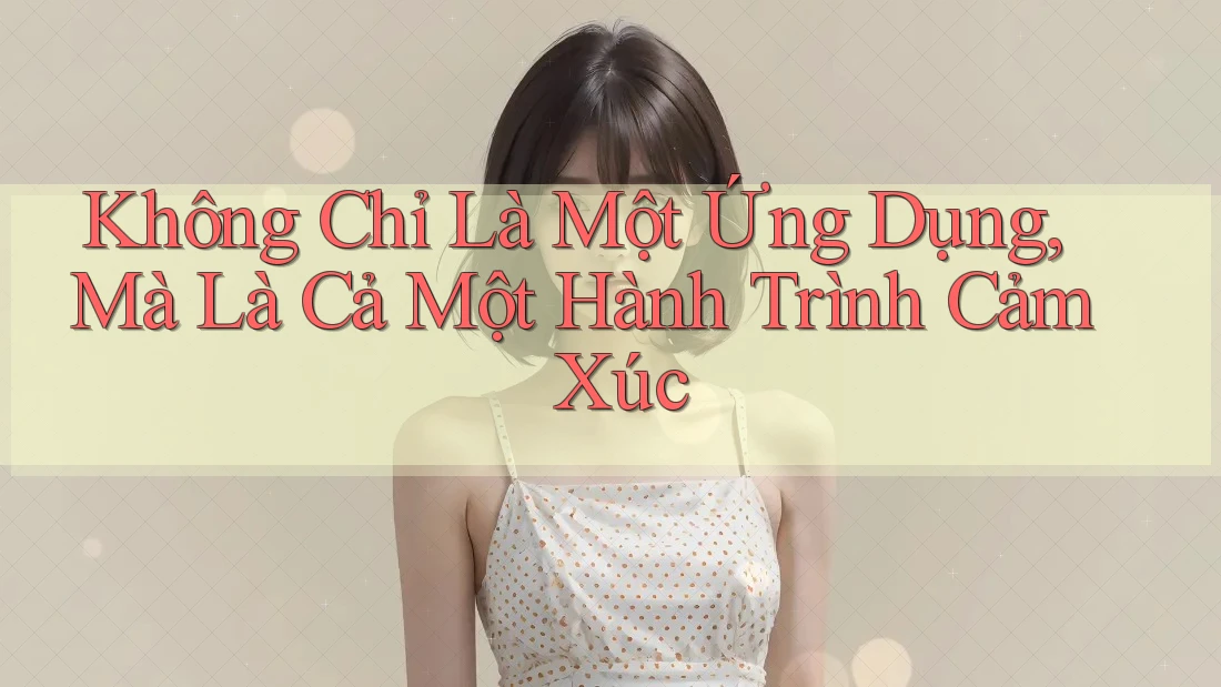 Không Chỉ Là Một Ứng Dụng, Mà Là Cả Một Hành Trình Cảm Xúc