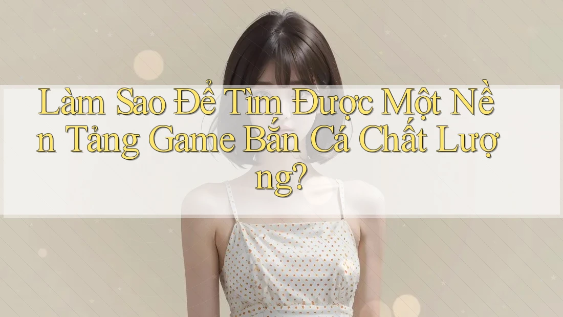 Làm Sao Để Tìm Được Một Nền Tảng Game Bắn Cá Chất Lượng?