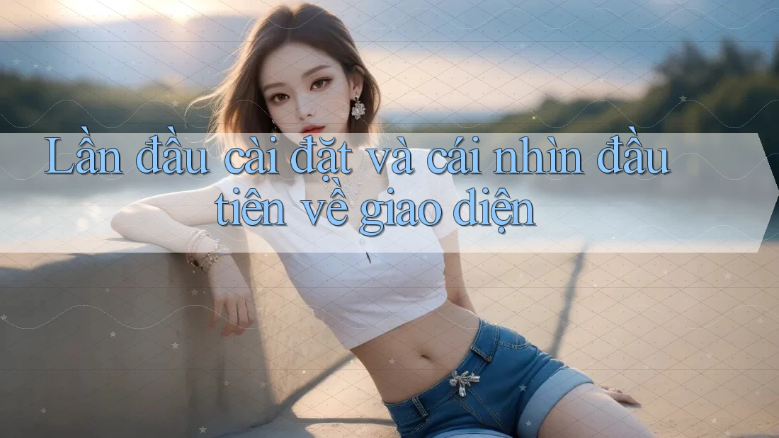 Lần đầu cài đặt và cái nhìn đầu tiên về giao diện