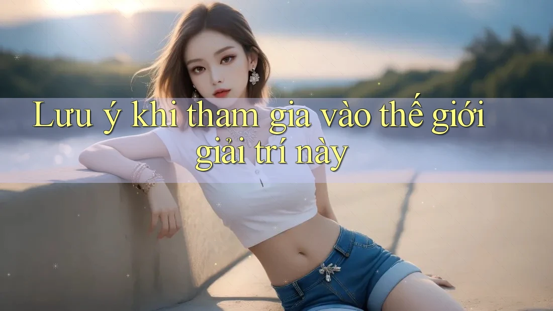 Lưu ý khi tham gia vào thế giới giải trí này