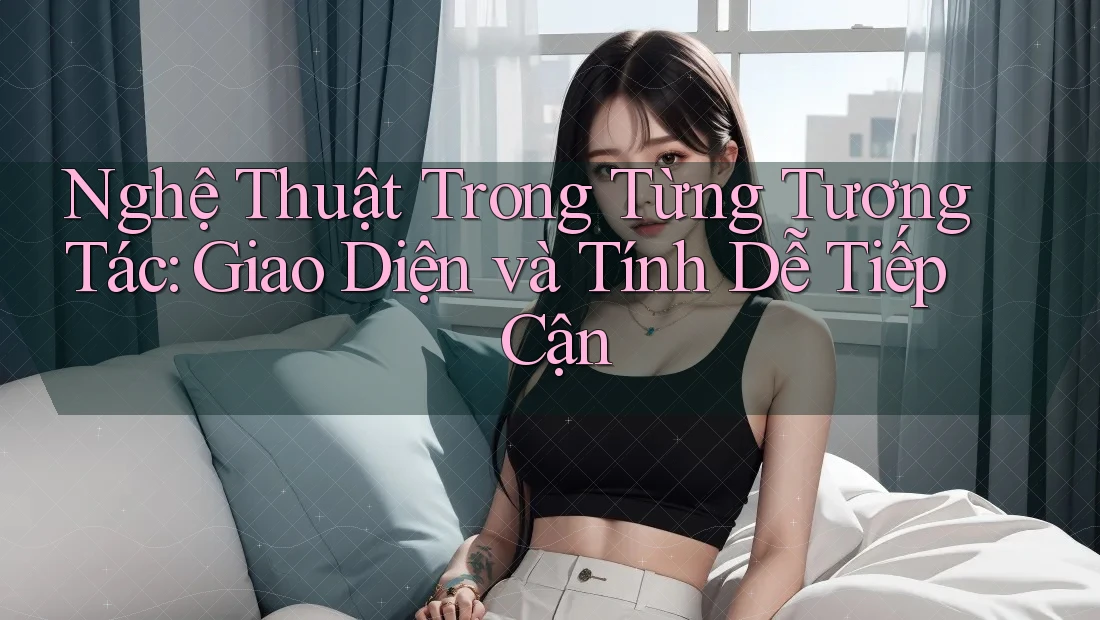 Nghệ Thuật Trong Từng Tương Tác: Giao Diện và Tính Dễ Tiếp Cận