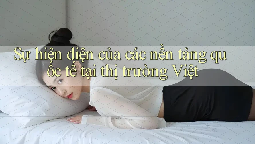Sự hiện diện của các nền tảng quốc tế tại thị trường Việt Sự hiện diện của các nền tảng quốc tế tại thị trường Việt