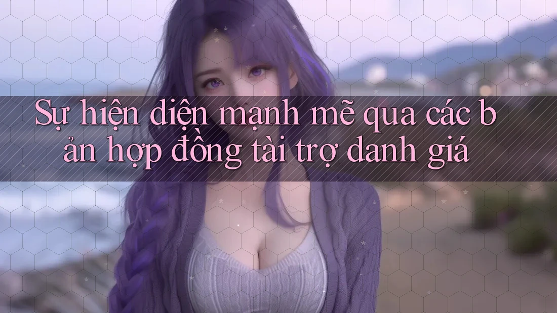 Sự hiện diện mạnh mẽ qua các bản hợp đồng tài trợ danh giá