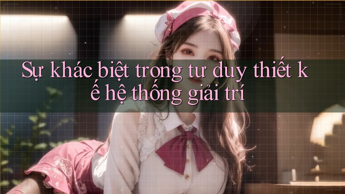 Sự khác biệt trong tư duy thiết kế hệ thống giải trí