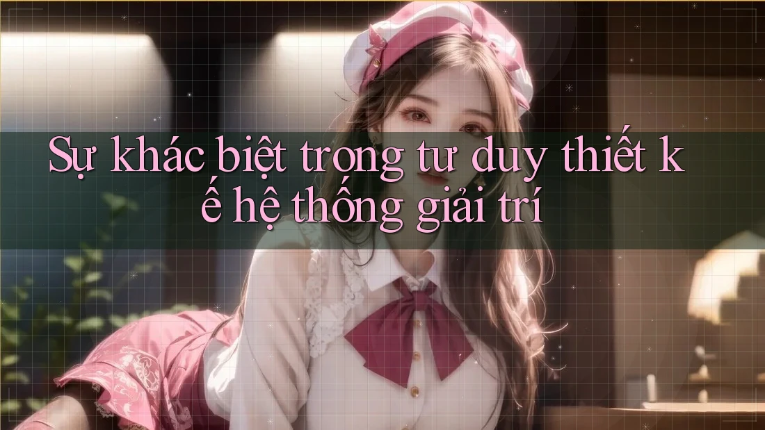 Sự khác biệt trong tư duy thiết kế hệ thống giải trí Sự khác biệt trong tư duy thiết kế hệ thống giải trí