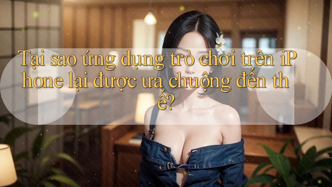 Tại sao ứng dụng trò chơi trên iPhone lại được ưa chuộng đến thế?